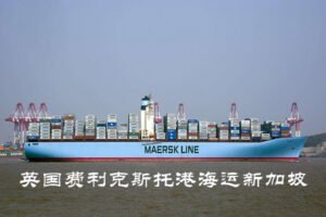 Shipping from Felixstowe, UK to Singapore