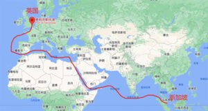 Shipping from Felixstowe, UK to Singapore